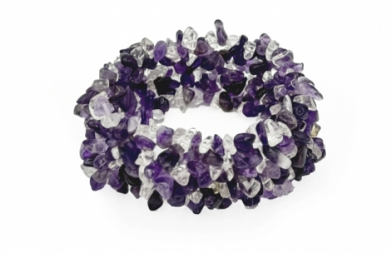 Elastic Bracelet Amethyst Metropolis