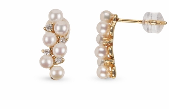 Biserni uhani AURELIA Via Celeste