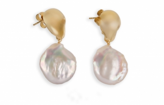 Pearl Earrings Biwa Pearl Oceanis