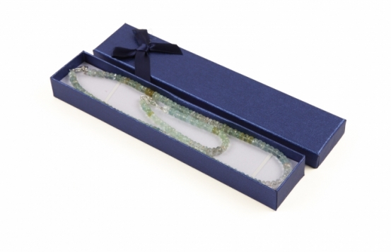 Darilna embalaža s pentljo – modra in rdeča