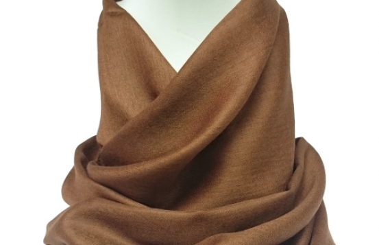 Šal PURE CASHMERE - rjav