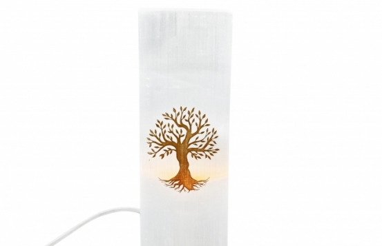 Selenite Lamp Tree of Life
