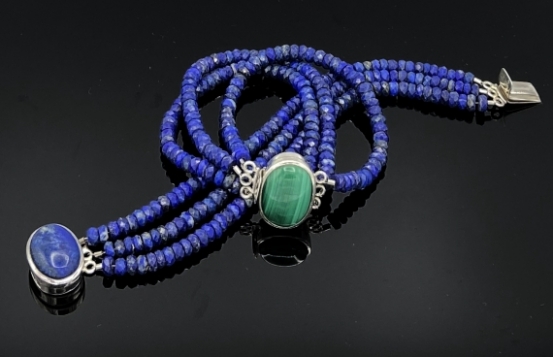 Zapestnica lapis lazuli ORIENT 3R