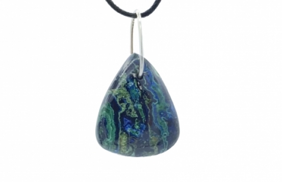 Azurite Pendant Atacama 25 x 31 mm