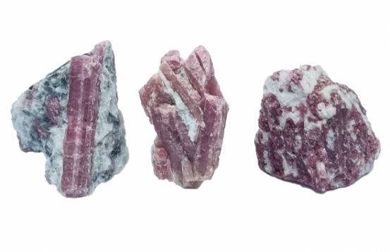 Rožnati turmalini kristali AAA - manjši