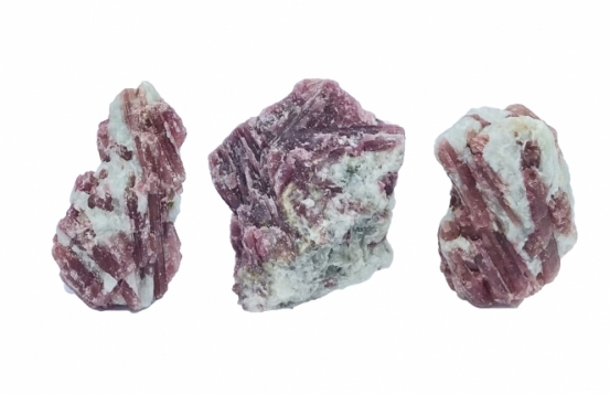 Rožnati turmalin kristali AAA - Srednji