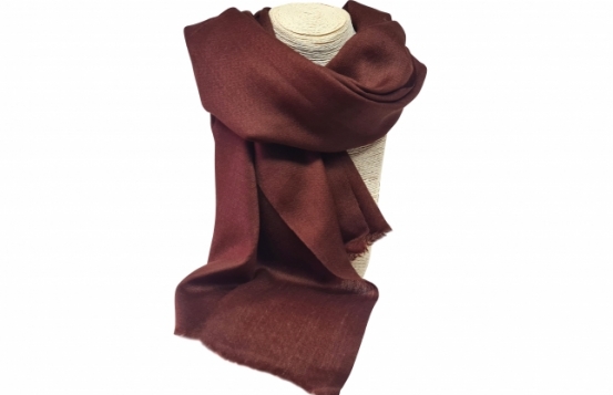 Moški šal Cashmere - Rjav, Modro siv in Črn