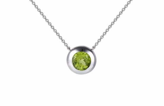 Peridot ogrlica Gea