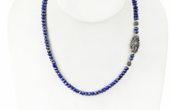 Ogrlica LAPIS ORIENT z ornamentom