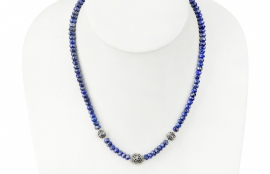 Lapis lazuli Necklace ORIENT 6 - 10 mm