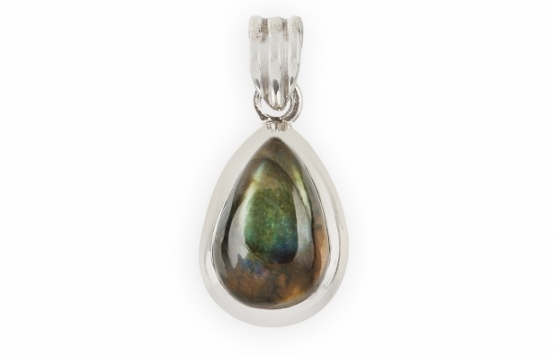 Silver Pendant ANGIE – Labradorite