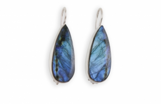 Srebrni uhani ICE QUEEN – Labradorit 