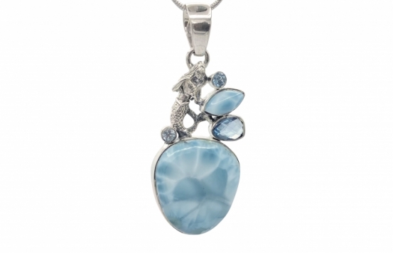 Obesek larimar MORSKA DEKLICA