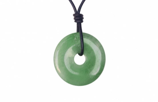 Aventurine Pendant DONUT 30 mm