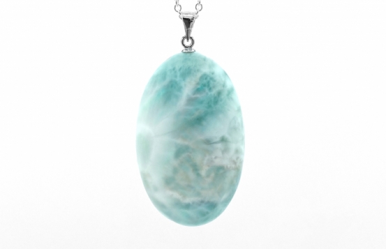 Larimar Pendant 24 x 37 mm