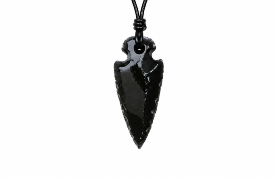 Obsidian - Apache Tear Pendant