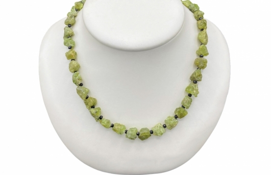 Ogrlica Peridot Natur