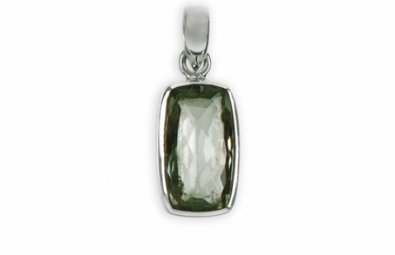 Obesek Prasiolit - Zeleni Ametist Zarja