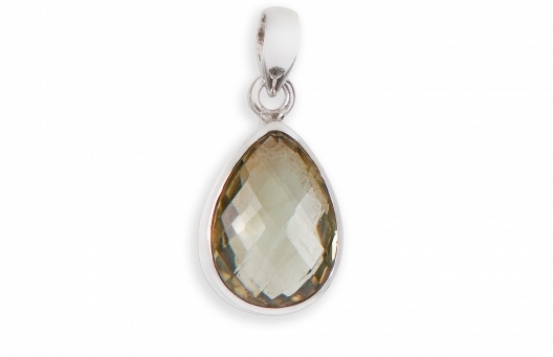 Green Amethyst Pendant Eos