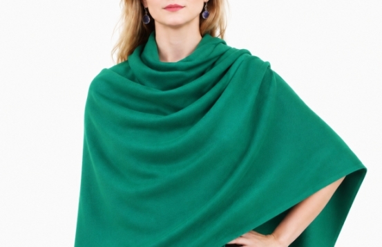 Šal PURE CASHMERE Zelen