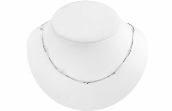 Spheres Chain Necklace - Silver & Vermeil