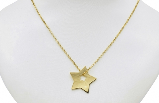 Gold-plated Silver Necklace STELLA