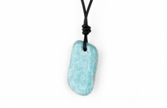 Obesek AMAZONIT na vrvici