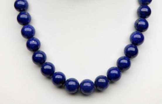 Ogrlica lapis lazuli 11 mm AB