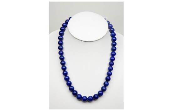 Ogrlica Lapis lazuli AA 10 mm