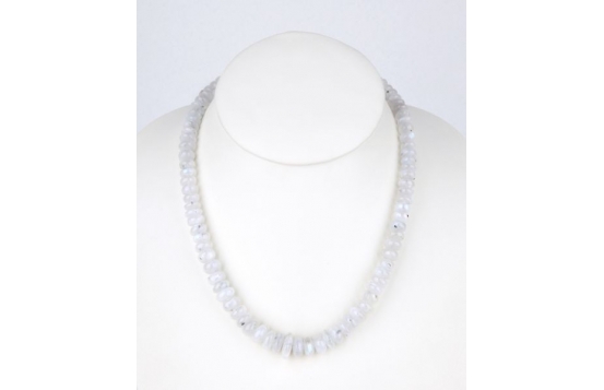 Necklace Rainbow Moonstone 7 - 12 mm 
