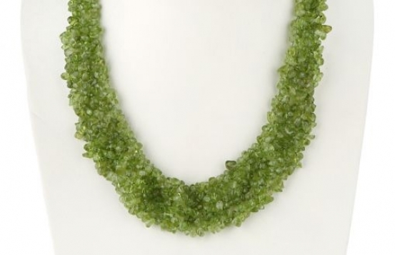 Ogrlica OLIVIA iz peridota - 50 cm