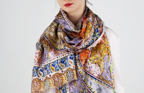Svileni šal OASIS