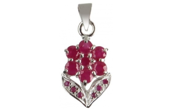 Silver Pendant RUBY ROSE