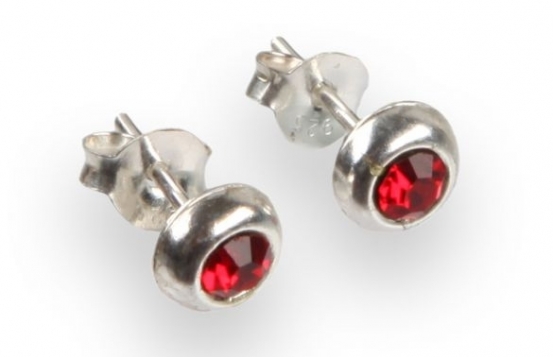 Silver Earrings LILI - Crystal