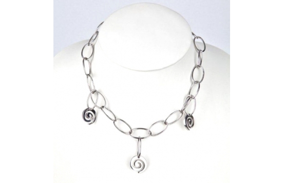 Silver Necklace NAUTILUS