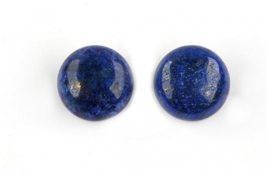 Uhani za pripet lapis lazuli AB 20 mm
